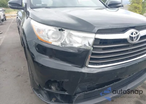 2015 Toyota Highlander Xle V6 from USA, damaged, VIN 5TDJKRFH3FS091528